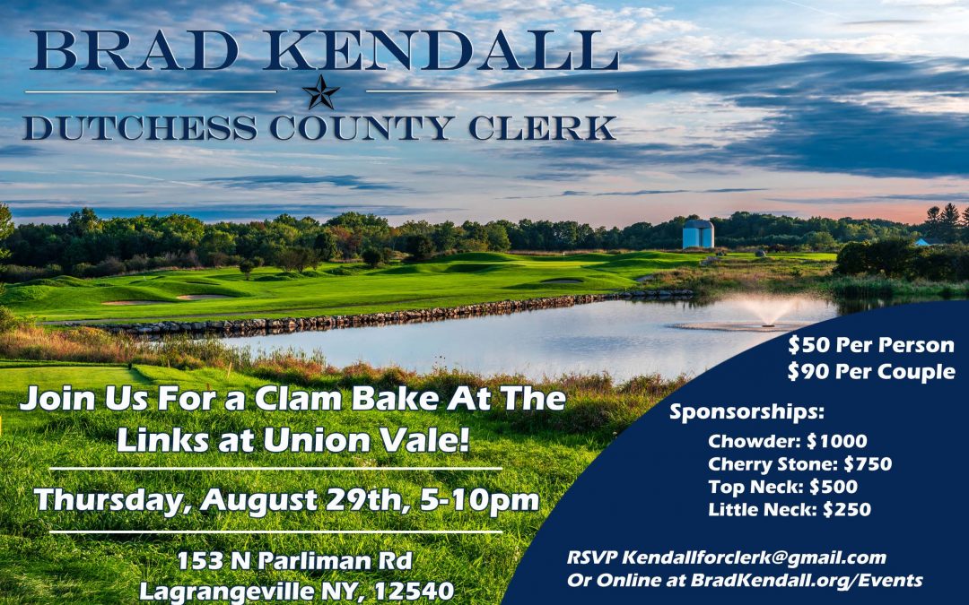 Kendall Labor Day Clambake at The Links at Union Vale